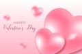 Happy Valentine`s day banner vector template, web banner design, discount card, promotion, flyer layout, ad, advertisement,