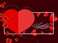 Happy valentine`s day celebration love background