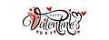 Happy Valentine`s day elegant love banner template