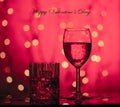 Happy Valentine`s Day and enjoy a glass of whiskey and white in a beautiful atmosphere!