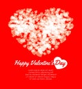 Happy Valentine`s Day greeting card background, Couple in love, sweetheart , vector illustration