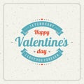 Happy Valentine's day Greeting Card or Inviration Royalty Free Stock Photo