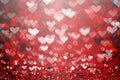 Happy Valentine`s Day heart love pattern background