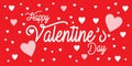 Happy valentine`s day, quotes background template vector