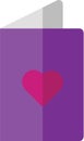 Valentine Greeting Card Icon Royalty Free Stock Photo