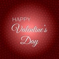 Happy Valentine`s Day. The 14th of February 2018 Royalty Free Stock Photo