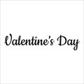 Happy Valentine`s Day vector icon on white background Royalty Free Stock Photo