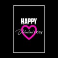 Happy valentine\'s day wishing quotes design source file use on comersially