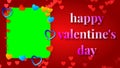 happy valentine\'s wishes background