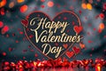 Happy valentines day backgrouind. valentine day concept .generative ai