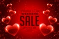 Happy valentines day beautiful sale background design