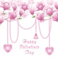 Happy Valentines Day Greeting Card Royalty Free Stock Photo