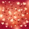 Happy Valentines Day greeting card. I Love You. 14 February