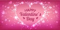 Happy Valentines Day greeting card. I Love You. 14 February Royalty Free Stock Photo