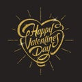 Happy valentines day - greeting card