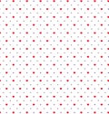 Happy valentines day with red, purple, gray hearts pattern on white background.