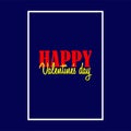 Happy valentines day typograpy tshirt quotes design vector