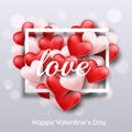 Happy valentines day vector banner background. Valentines day greeting card. posters brochure banners. Vector