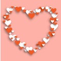 Happy valentines day and weeding design elements. Vector illustration with mesh.