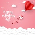 Happy valentines day and weeding design elements. Vector illustration. valentines day Pink Background With Ornaments, valentines Royalty Free Stock Photo