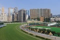 Happy Valley Racecourse in Hong Kong Royalty Free Stock Photo