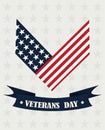 Happy veterans day, american flag memorial celebration Royalty Free Stock Photo