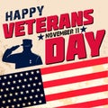 Happy veterans day Royalty Free Stock Photo