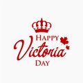 Happy Victoria Day Vector Template Design Illustration