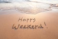 Happy weekend Royalty Free Stock Photo