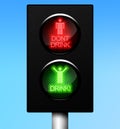 Happy Weekend Traffic Light