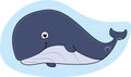 Happy whale Royalty Free Stock Photo