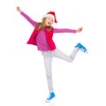 Happy Winter Little Girl Royalty Free Stock Photo