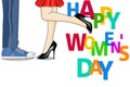 Happy Women's Day Design Element, Women's Day background