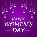 Happy Women's Day elegence greeting for 8th March celebration