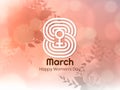 Happy Women`s day 8th march background