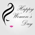 Happy womens day card Royalty Free Stock Photo