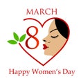 Happy womens day Royalty Free Stock Photo