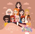 happy womens day poster