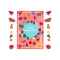 HAPPY YALDA NIGHT vector illustration