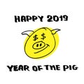 Happy 2019 year of the yellow pig