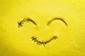 Happy yellow smile face Royalty Free Stock Photo