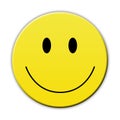 Happy yellow smile face Royalty Free Stock Photo