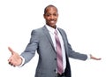 Happy young African-American man. Royalty Free Stock Photo