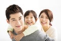 Happy Young asian Family Portrait Royalty Free Stock Photo