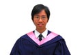 Happy, young Asian student graduate Royalty Free Stock Photo