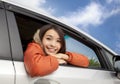 Happy young asian woman Royalty Free Stock Photo