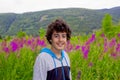 Happy young boy smiling at camera Royalty Free Stock Photo