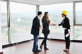 Happy young couple buying new home Royalty Free Stock Photo