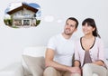 Couple Thinking Of Getting Their Own House Royalty Free Stock Photo