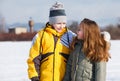 Happy young couple outdoor Royalty Free Stock Photo